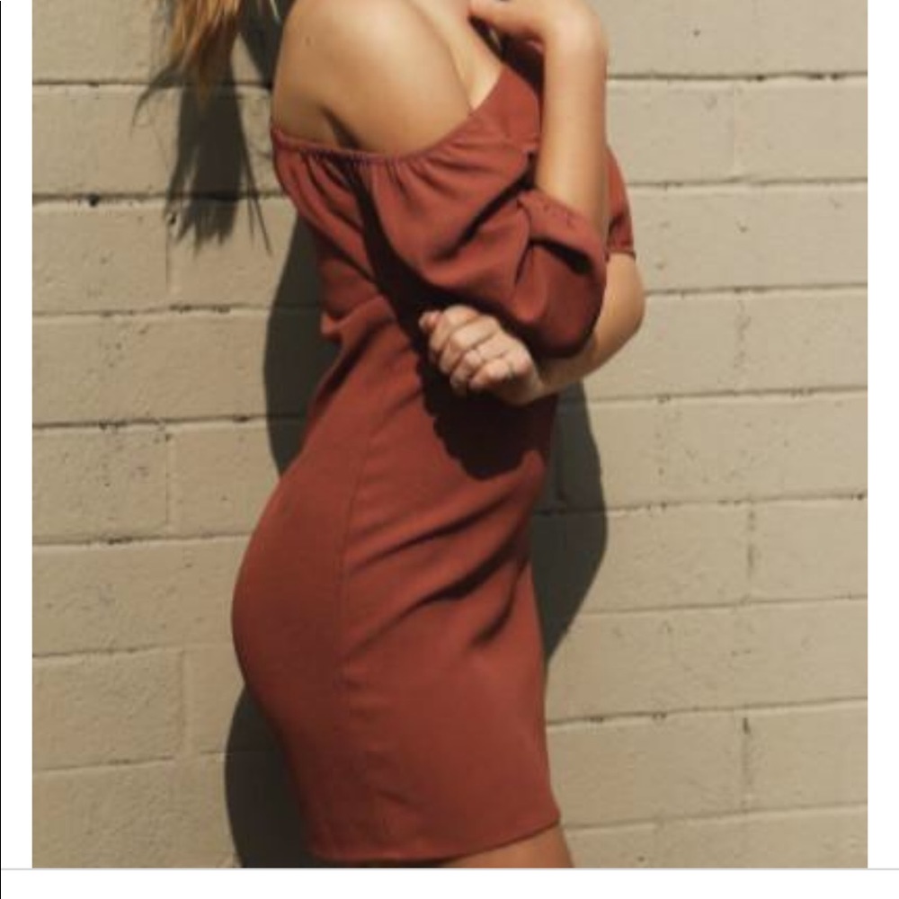 🌿 Flynn Skye Hampton Mini Dress in Saffron - Picture 2 of 6